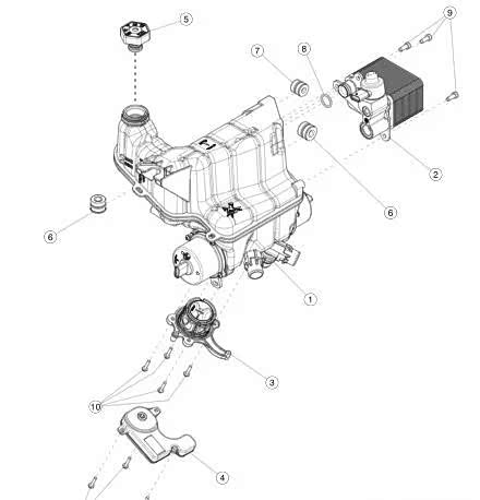 网图：集成冷却水壶
