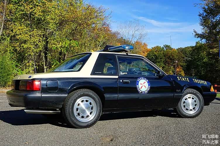 罕见的1991年福特mustang野马ssp警用巡逻车