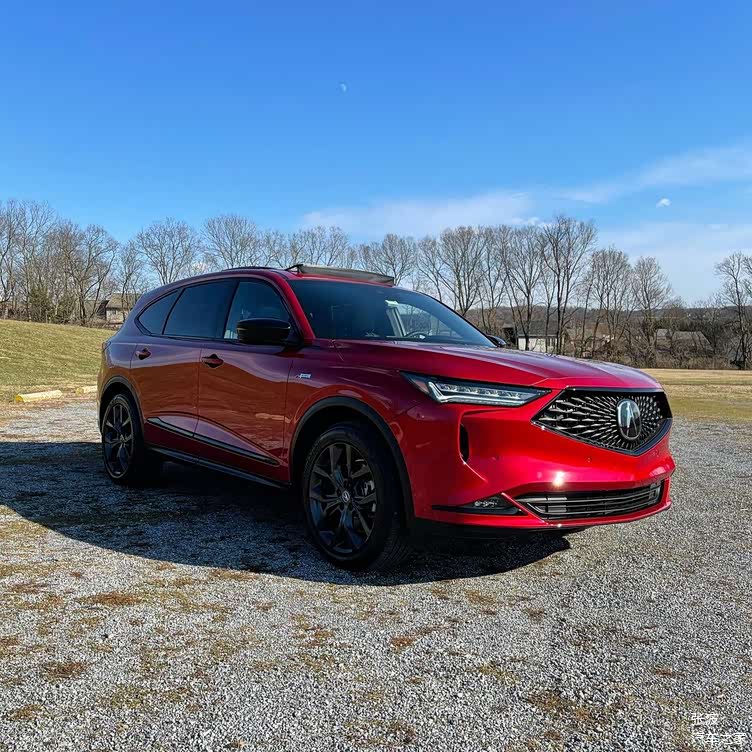 车头的气势不如长安uni-k 低调的选择 全新讴歌mdx实车