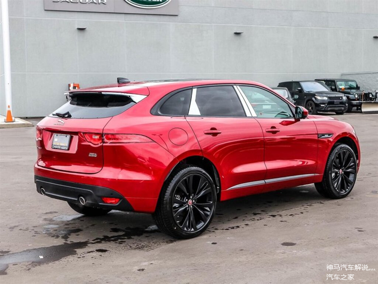 捷豹fpace红色车漆涂装非常炫丽网友这是七折豹吗