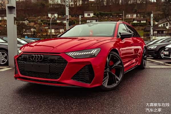 奥迪rs6实车,外观采用了时尚感很强的红_车家号_发现车生活_汽车之家