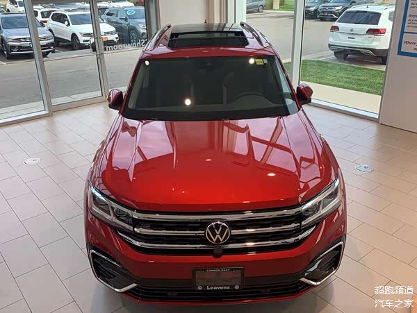 新款大众途昂实车,红色的外观造型更加有气_车家号_发现车生活_汽车之