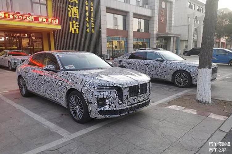 全新红旗H7重度伪装路试谍照
