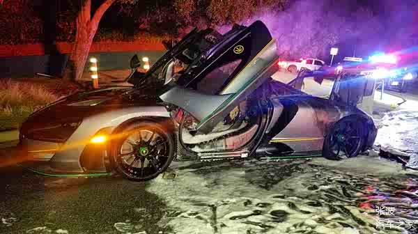 迈凯伦塞纳燃烧事故,尾部和座舱受损比较严_车家号_发现车生活_汽车之